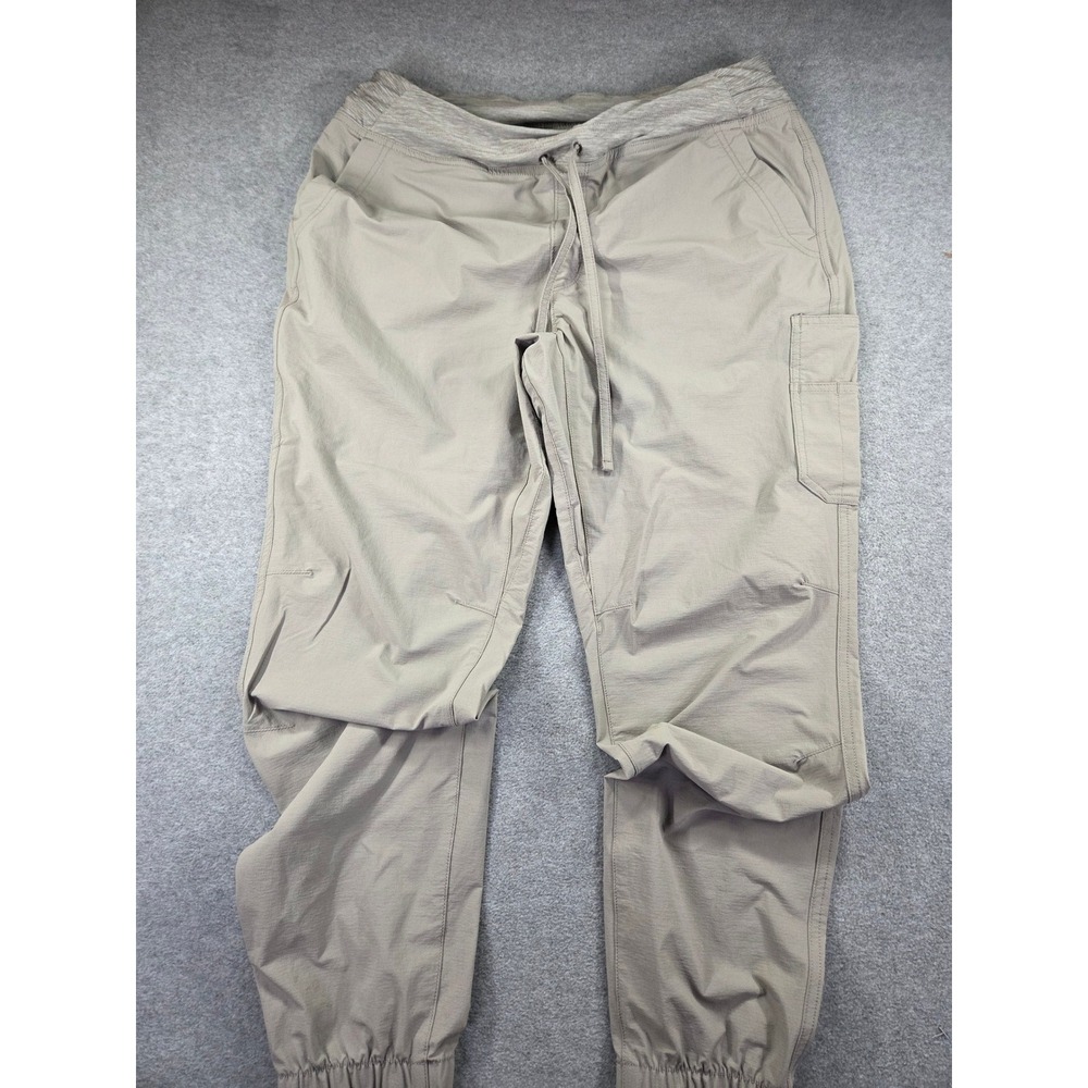 Duluth Trading Co Womens Dry on the Fly Joggers 12 Regular Tan Gorpcore Hiking